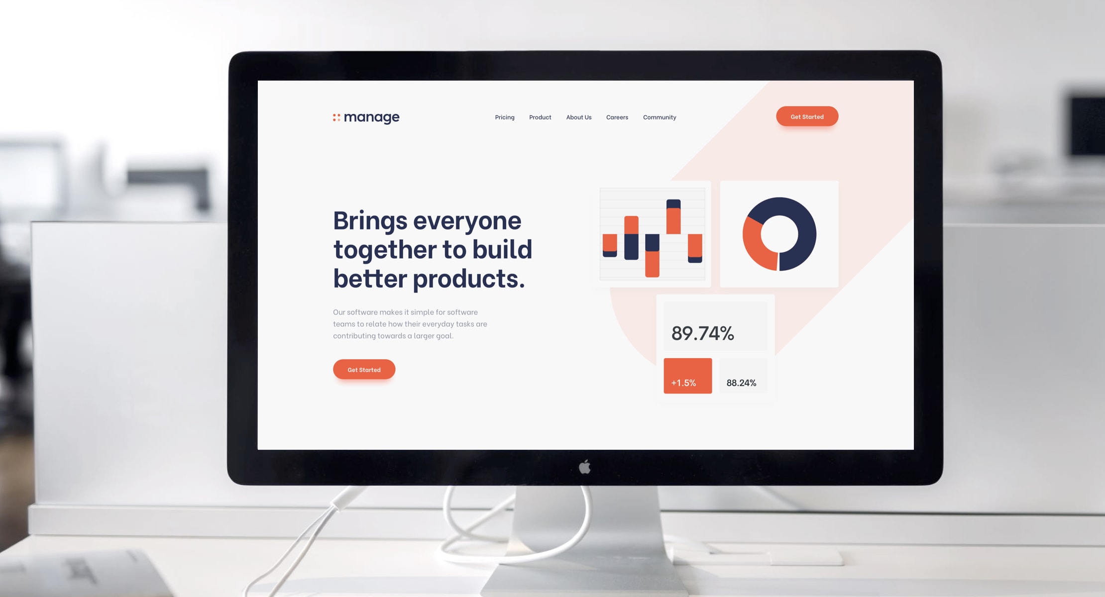 manage landing page